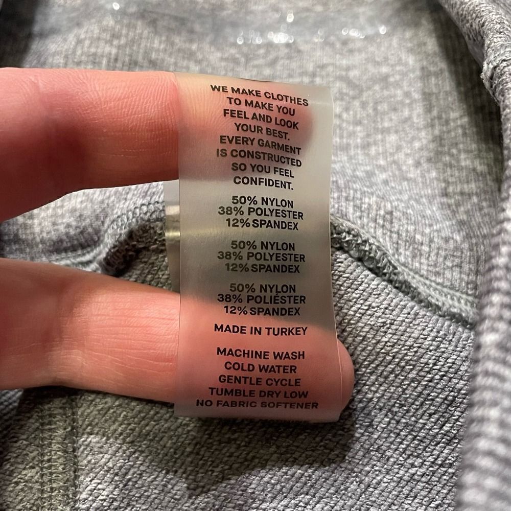 Good American Seamless Leggings in Heather Gray - Size: 2/3 - Picture 8 of 13